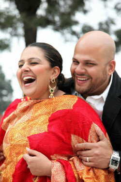 Nikhil Mittal of Nik Bakers with his wife Nikhil Mittal